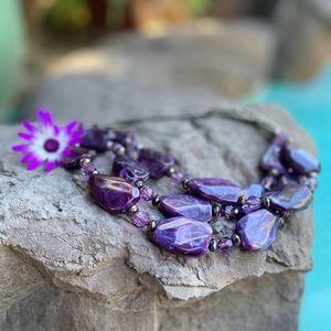 🔥 NEW🔥 Magnificently Rich, Dark Plum Necklace